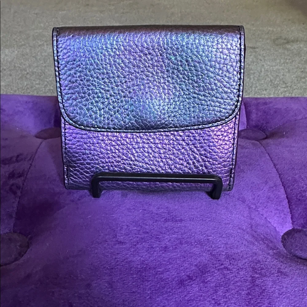 Coach Purple Hologram Wallet
